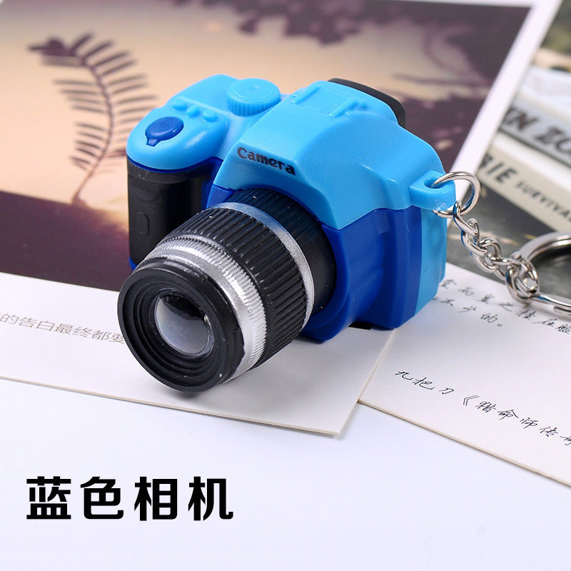 Wholesale LED Light Emitting Sound Simulation SLR Camera Keychain
